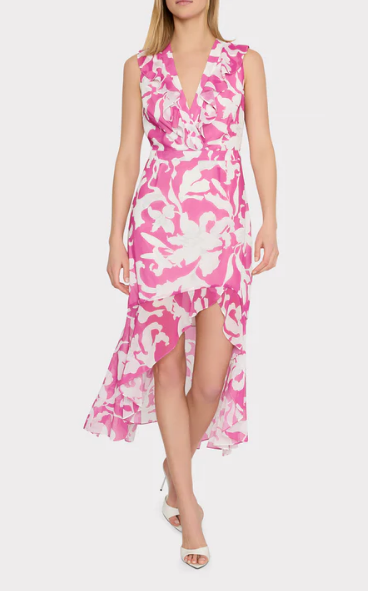 Nanci Lily Silhouette Ruffle Dress